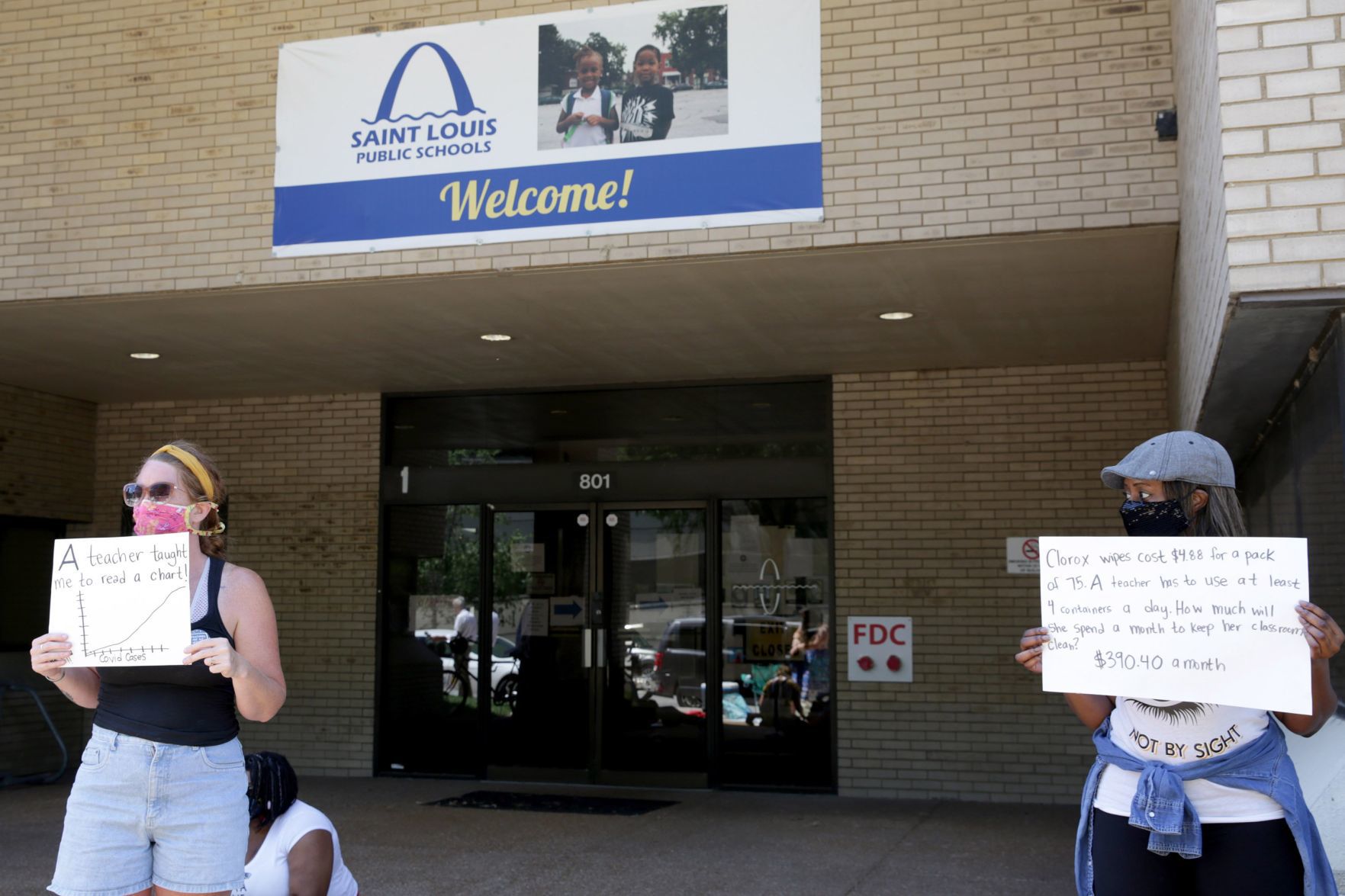 St. Louis Public School teachers hold sit-in